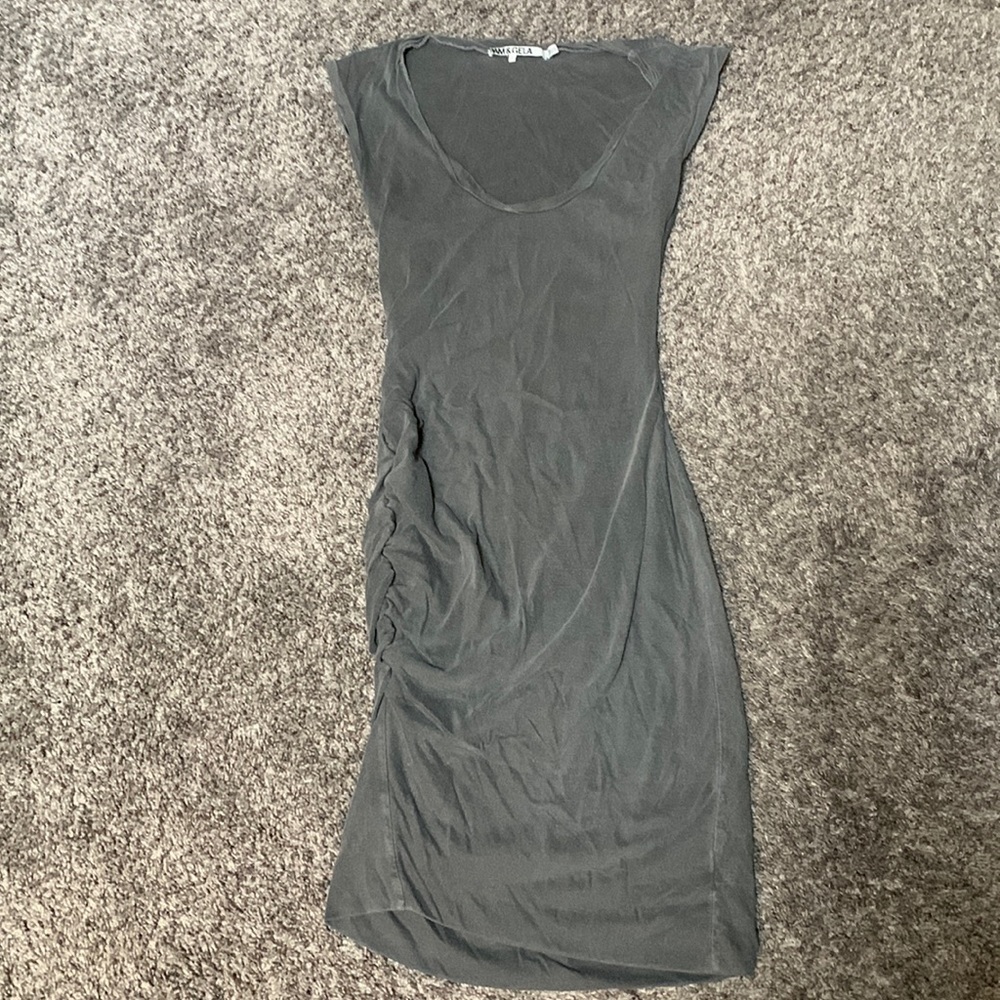 Pam and Gela gray dress.